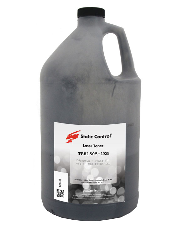 Тонер Static Control для HP LJP1005/1006/1505, 1 кг, флакон